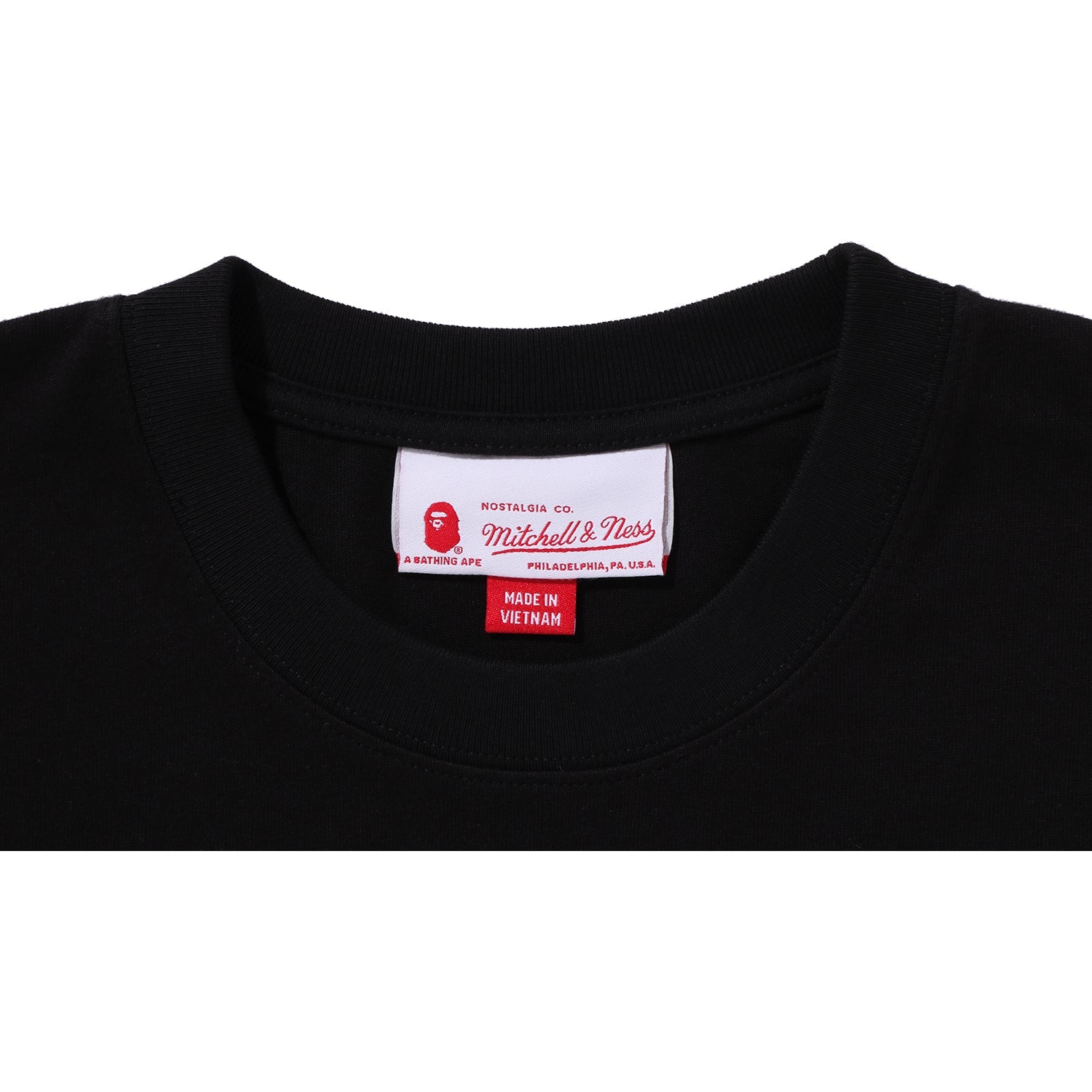 BAPE X M&N NBA - NEW JERSEY NETS TEE MENS