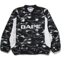 SCREEN CAMO FOOTBALL LOGO RELAXED FIT CREWNECK SWEATSHIRT MENS
