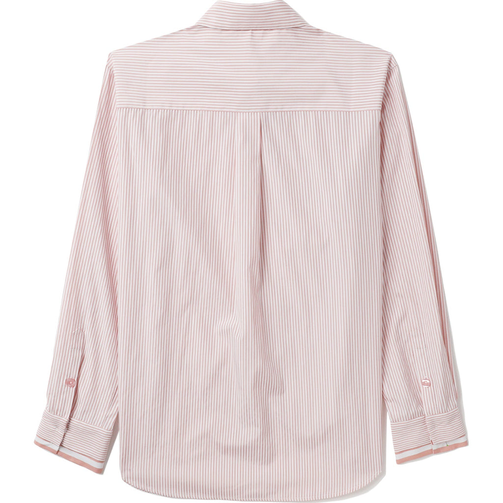 BAPY LAYERS PINK STRIPES SHIRT LADIES
